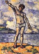 Paul Cezanne Badender mit ausgestreckten Armen Spain oil painting artist